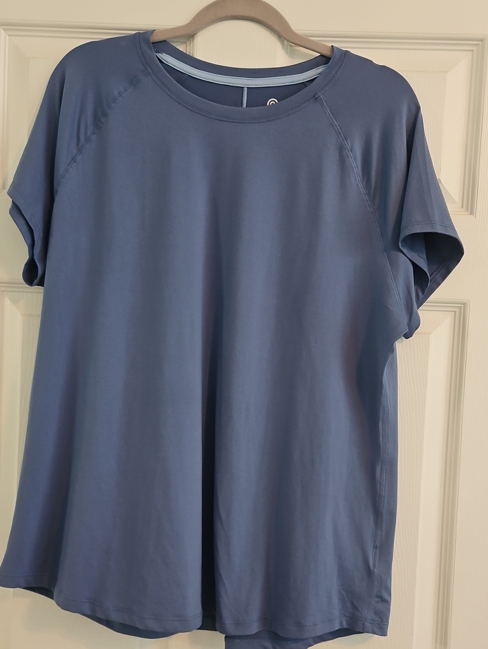 Champion Short-Sleeve Crew Tee in Slate Blue